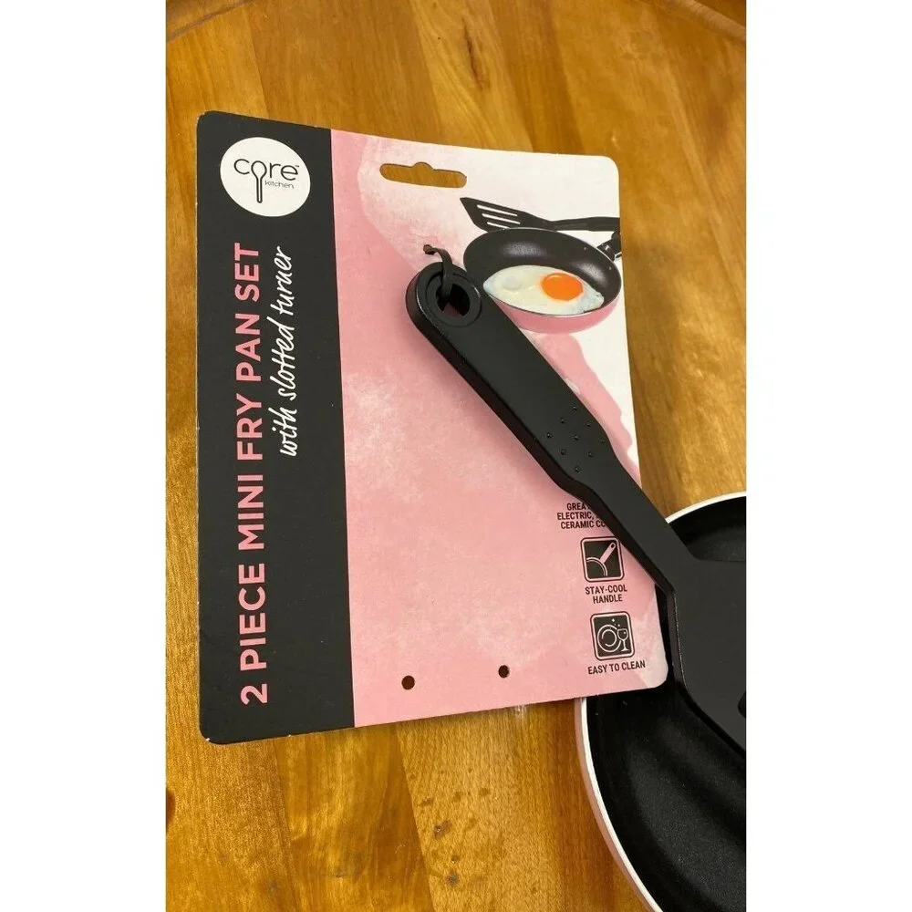 Core kitchen 2pc. Mini‎ frying pan set pink